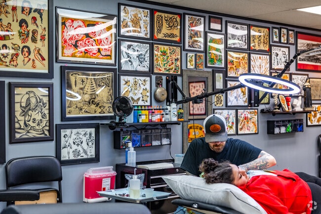 Made True Tattoo, just outside of Frederick Heights/Overlook, has the best artists in town.