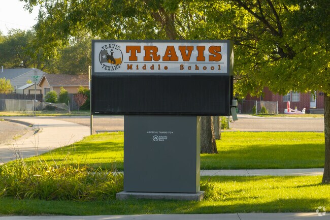 At Travis Middle School, students thrive in a supportive learning atmosphere.