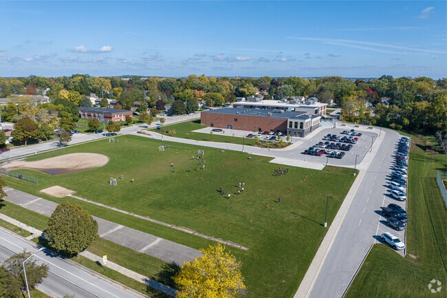 Students enjoy their recess at Butler Middle School.