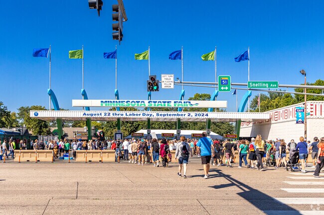 The gates of the Minnesota State Fair are so close that they are almost within view of the Fairview Southwest neighorhood.