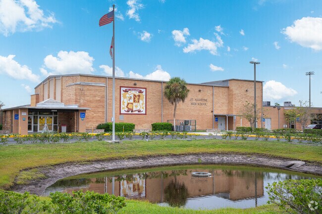 St. Augustine High School can be found at 3205 Varella Ave, St Augustine Beach.