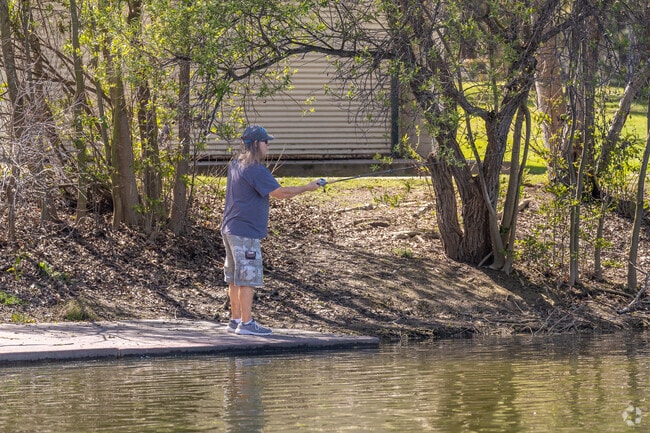 The El Dorado Park is a massive open space with several lakes for fishing and feeding the ducks.