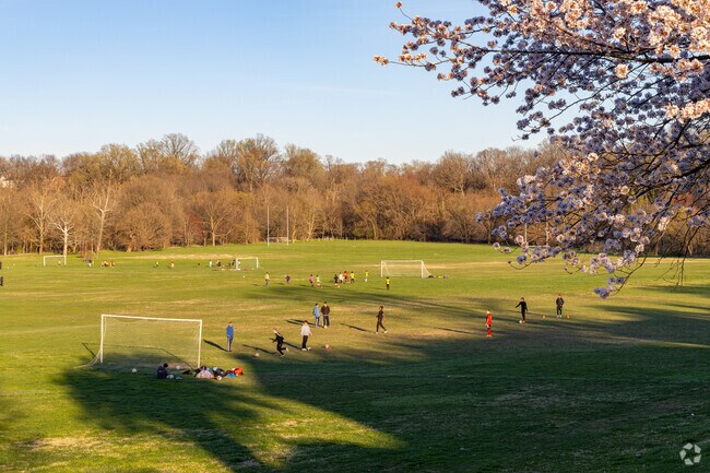 Local athletes can go to the soccer field at Herring Run Park for practice.