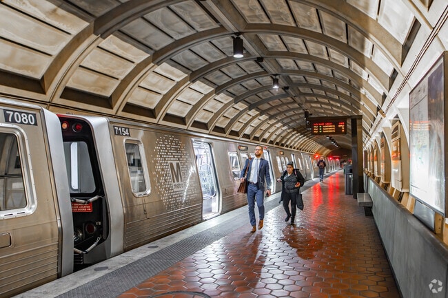 The Wheaton Metro Station is the quickest way into DC from Kemp Mill.