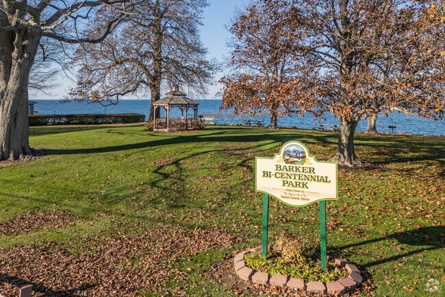 Barker Bi-Centennial Park is a waterfront landmark in Somerset’s Village of Barker.