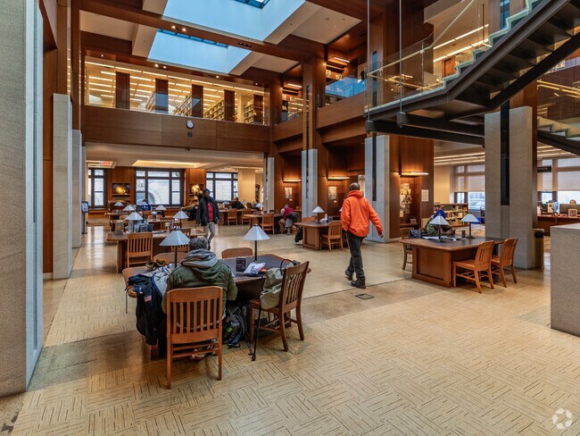 The Central Library serves as the main resource library in the city.