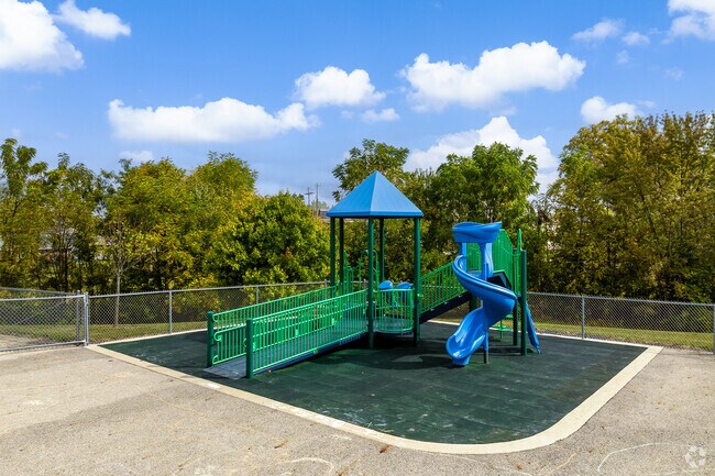 Stiles Elementary School in Valleyview features a playground for children.