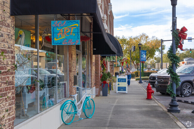 Captivated by the charm of Foley’s downtown streets.
