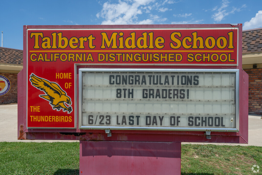 Talbert Middle School is a California Distinguished School in Huntington Beach, CA.