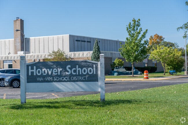 Hoover School, near Orchard Hills, is a Pre-K, K-5 with a student-teacher ratio of 12 to 1.