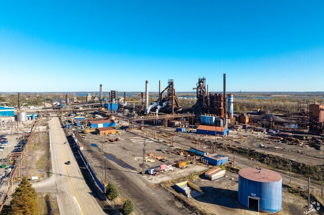 Granite City Steel Works is central to jobs in Granite City.