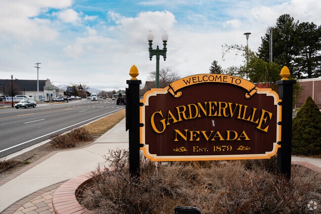 Gardnerville is a picturesque town at the base of the Sierra Nevadas.
