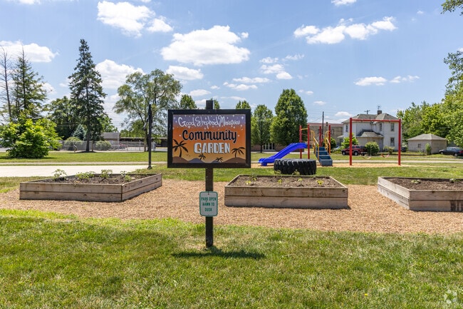 Burkhardt residents can grow their own fruits at the Good Shepherd Ministries Community Garden.
