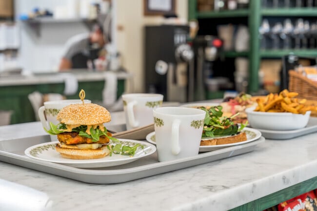 Homeowners in Riverland-Walnut Hill enjoy the high-end fresh foods at Crystal Springs Grocer.