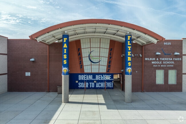 Wilbur & Theresa Faiss Middle School serves 6-8.
