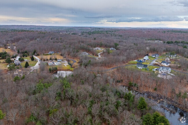 North Cumberland had small pockets of residential development tucked into dense forest.