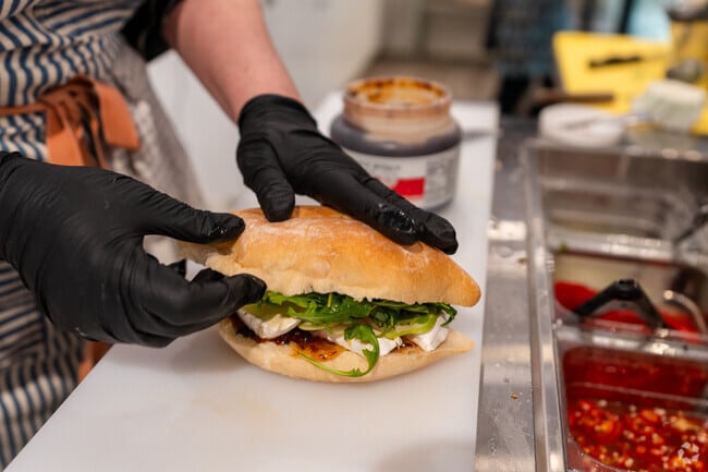 Eve & Murray's Farm to Home near Boxborough sells sandwiches with locally grown ingredients.