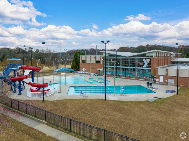 Not far from Union Hill is the YMCA with a water park attached.