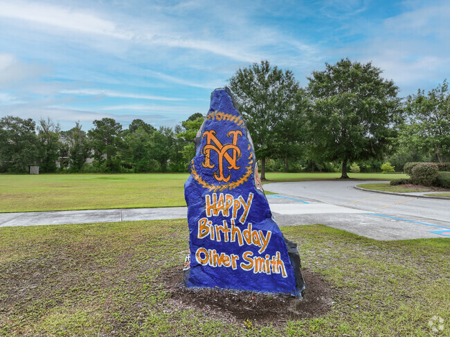 The spirit rock at Dr Hubert Eaton Sr Elementary School is a great place for birthday wishes.