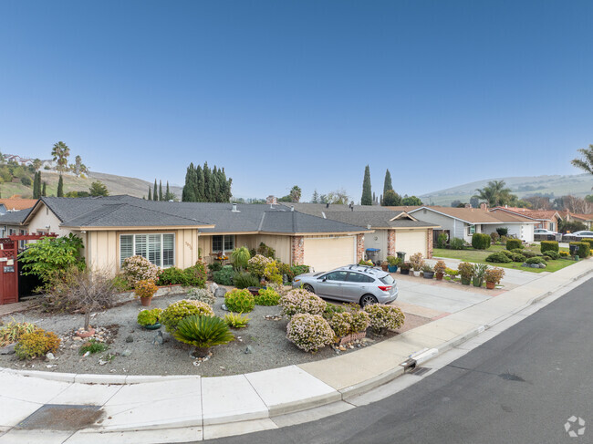 Ranch-style homes line the peaceful streets of Ashbridge.