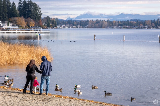 West Lake Stevens has many small community beaches.