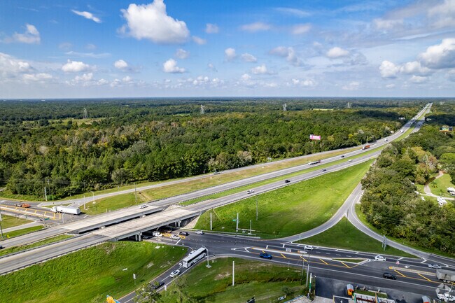 A beautiful view of Florida's Turnpike a main Hwy for he Village of Saint Charles.