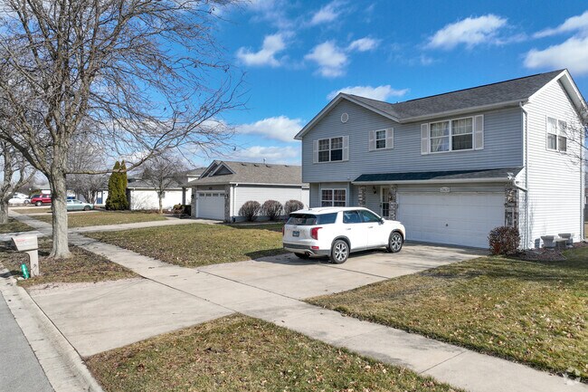 Rows of beautiful homes with maintained yards can be found all throughout Monee.