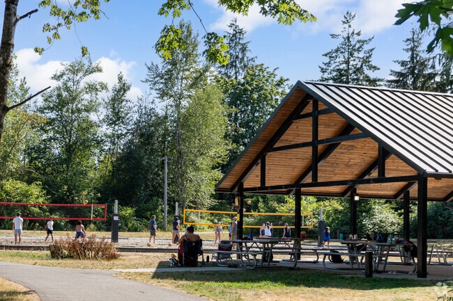 Spend the afternoon playing volleyball at Willis Tucker Community Park in Silver Firs.