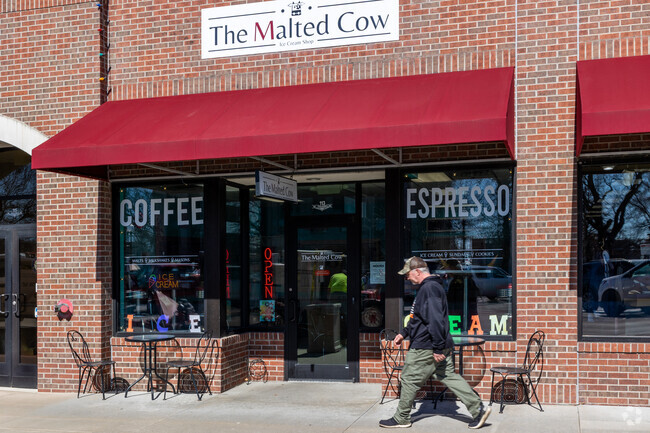 Residents in Clinton like to spend time at The Malted Cow drinking coffee or trying out new flavors of ice cream.