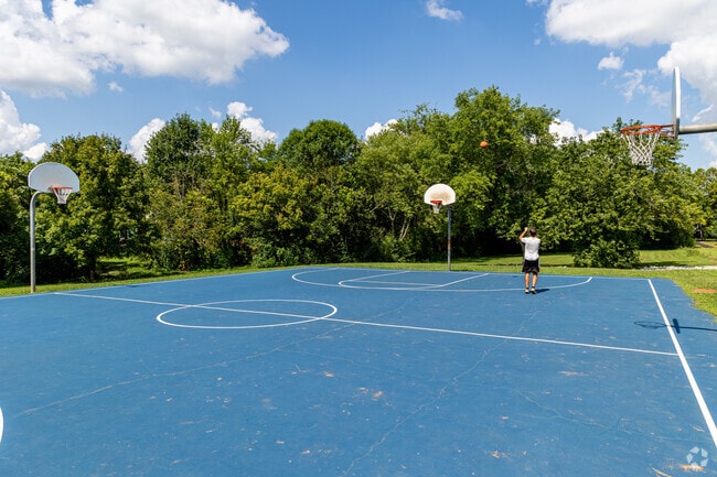 Pickup basketball brings neighbors together at West Hills and Bynon Park in Amherst.