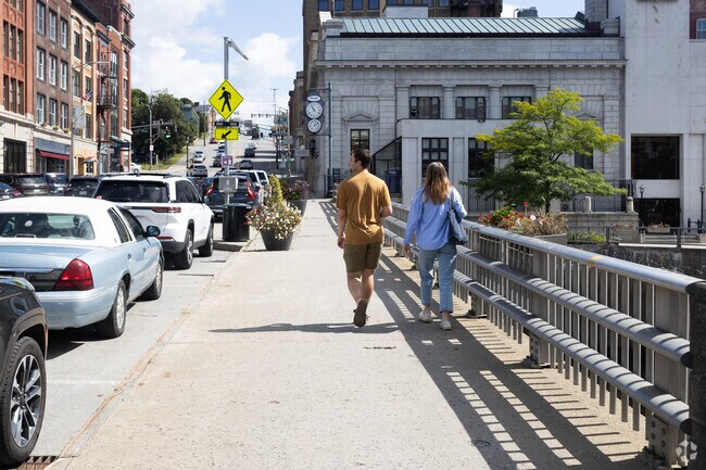 Downtown Bangor is very walkable.