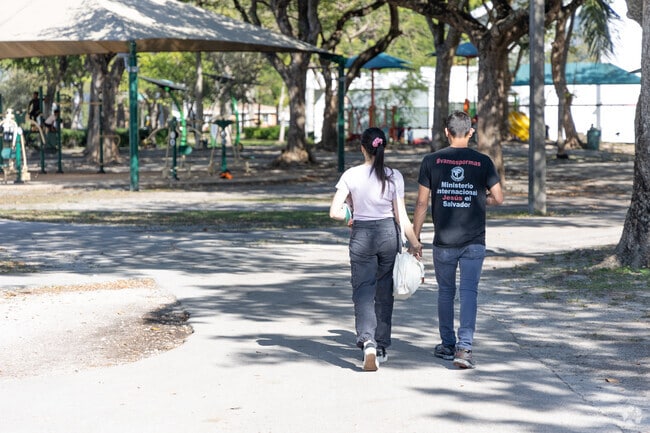 Brownsville couples  can enjoy long walks along the Charles Hadley Park trail.