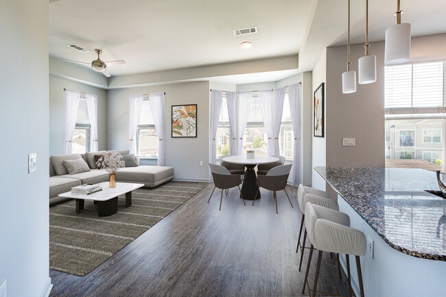 Living and dining area