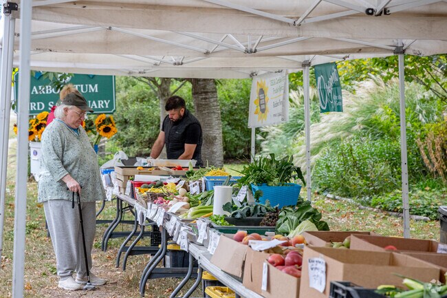 Residents shop local at the Fair Lawn Farmers Market every Wednesday from June to November.