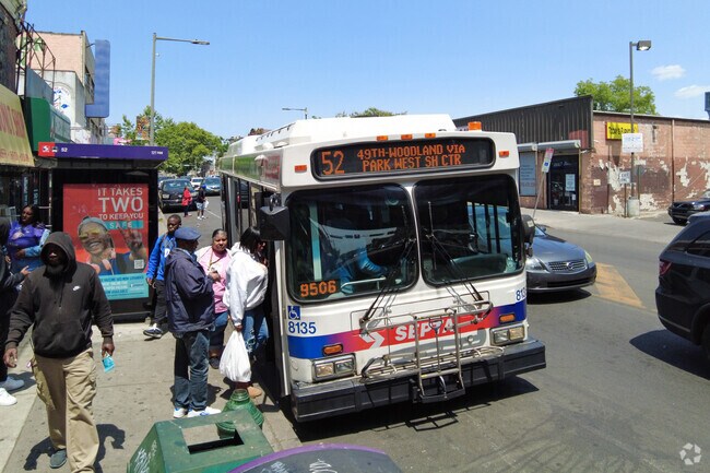 SEPTA Buses run on many streets in the Haddington neighborhood