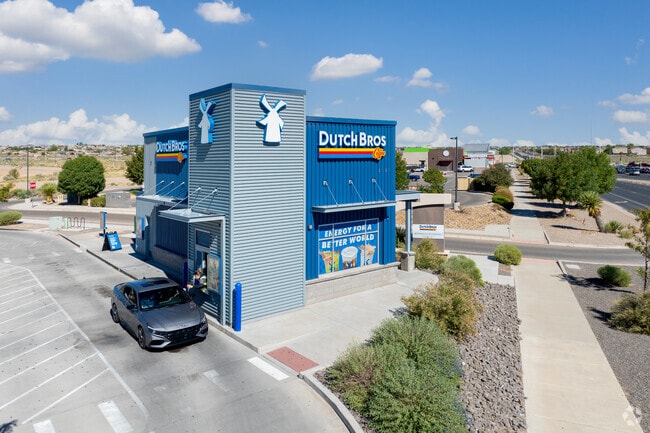 Dutch Bros Coffee near Stonebridge Pointe is a popular stop for morning drinks.