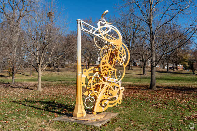 Local artist Bryce Olen Robinson has many sculptures on display in Jeske Park.