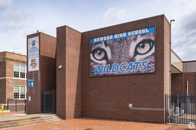 Howard High School of Technology Sign