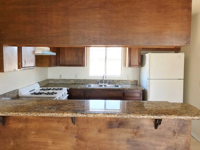 Kitchen with Granite counters
