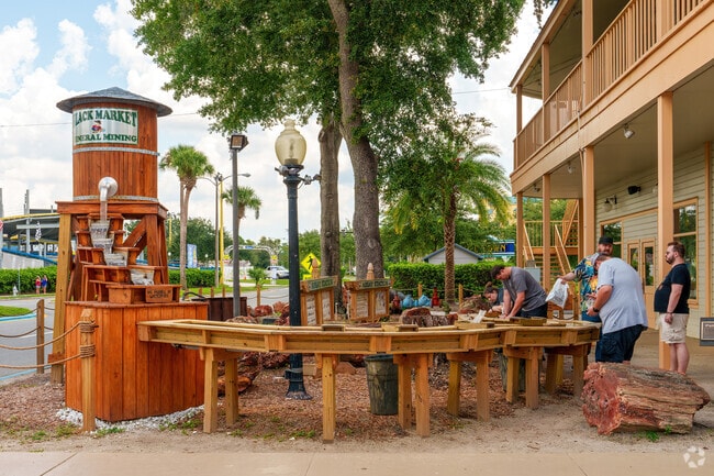 Campbell City residents can experience gem mining and amusement rides at nearby Old Town.