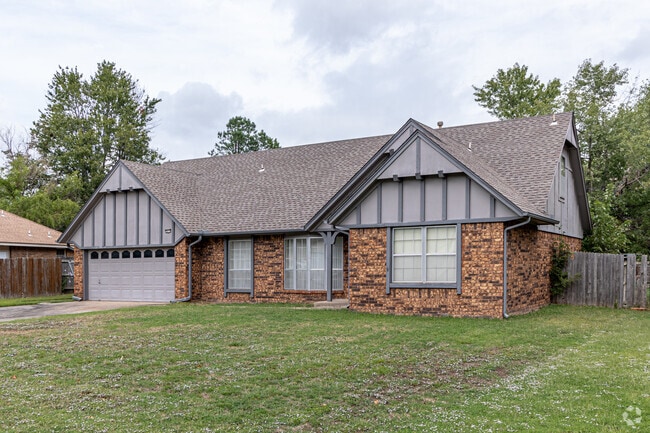 Many Country Aire Estates homes utilize elements of the Tudor style.