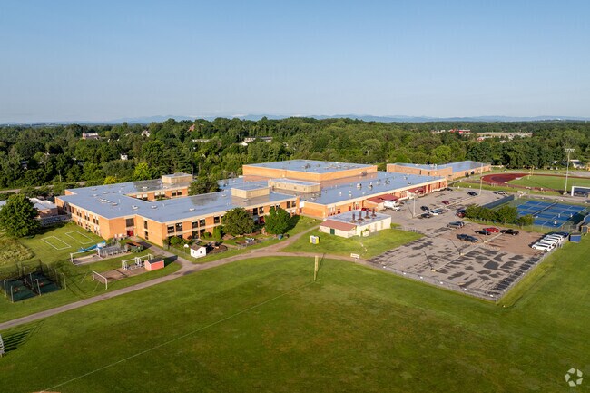 Essex High School is a public school in Essex Junction that serves students in grades 9-12.