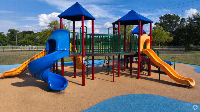 Cold Springs School students enjoy the playgrounds in Gloucester City.