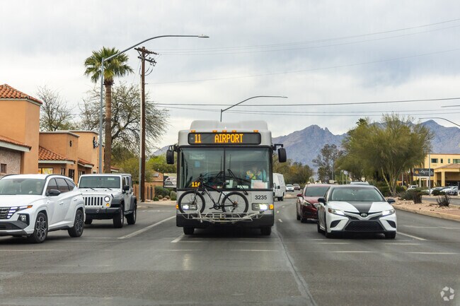 There are plenty of public transportation options in Rosemont West to choose from.