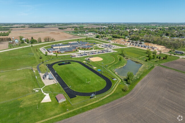 Dodgeland High School in Juneau, WI offers great athletic facilities for students.