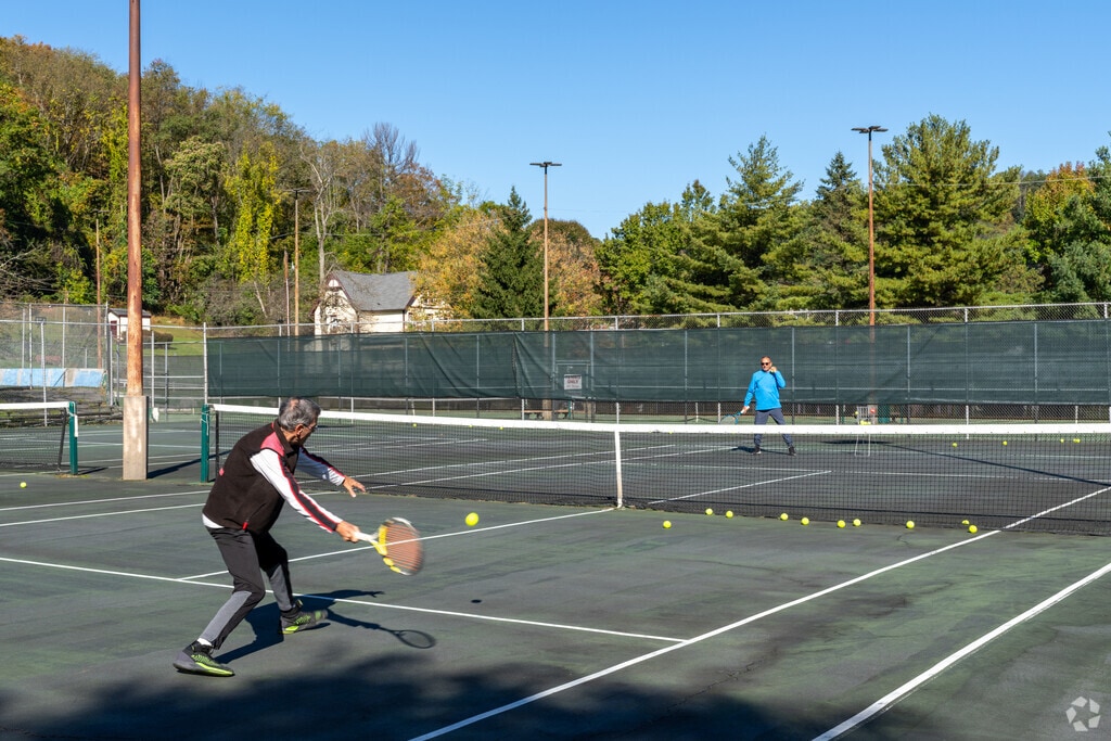 Roxbury Park is a great place to hone your tennis skills.