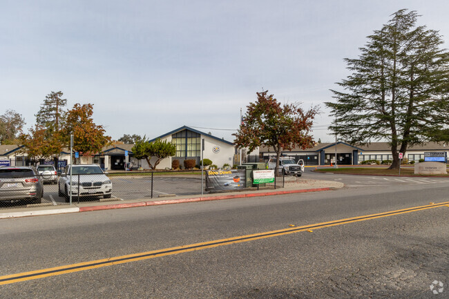 A view of the Farnham Elementary School from across the street in Cambrian.
