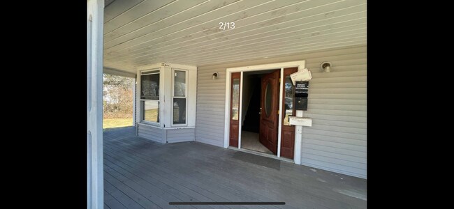 Main entrance, with second entrance from back