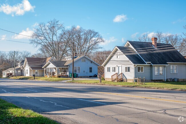 Charming homes full of life line the streets of Spring Lake.