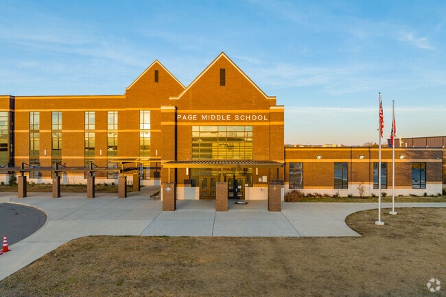 Fred J Page Middle School enrolls over 1,000 students in Franklin.